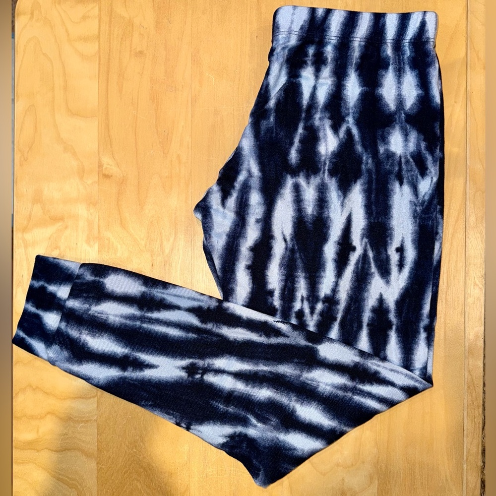 Lucky Brand Blue Tie-Dye Lounge Pants